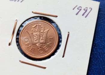 Stare monety 1 cent 1997 Barbados