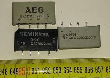 Mostek prostowniczy Graetza 2,2A/3,2A/40V