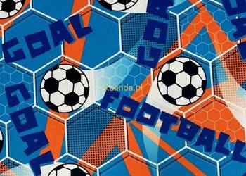 Tkanina Bajka 67 Futbolaki do pokoju dziecinnego