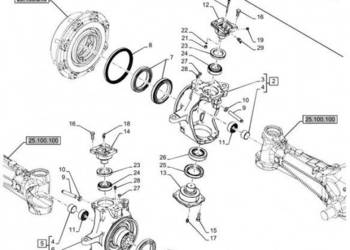 New Holland T6070 Zwrotnica 47912954