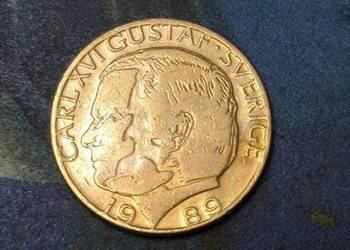 Moneta 1 Korona 1989 Szwecja
