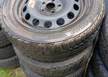 Felgi 16 Koła 5x112  Volkswagen i opony 205/55 R 16 M+S Bridgestone - bdb