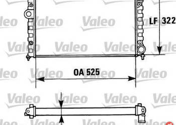 V-W CADDY 95/97 CHŁODNICA  CIECZY NOWA  VALEO 730948