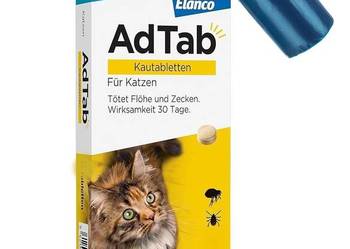 Elanco Adtab tabletka na pchły kleszcze dla kota 2-8 kg + woreczki gratis