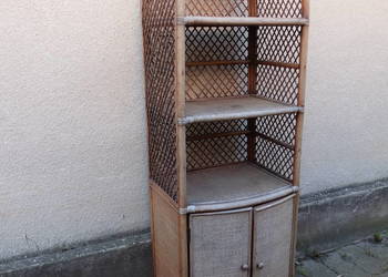 Regał w stylu kolonialnym bambus, rattan 751.