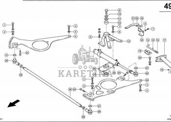 Claas Lexion 580 DŹWIGNIA LE 0005426443 (Siekacz słomy; hydr.układ obracan…