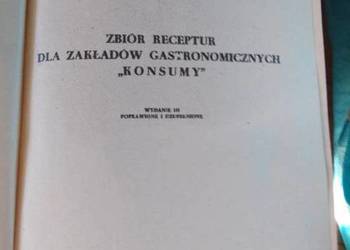 Zbiór receptur Konsumy Księgarnie Warszawa