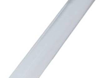 Szklana Lufka do Palenia Suszu Biała z Przezroczystymi Kropeczkami 10 cm