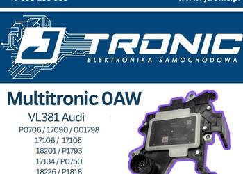 Naprawa komputera Multitronic VL381 Audi 0AW927156H P171F , P171E