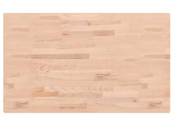 Blat stołu 100x60x15 cm prostokątny lite drewno bukowe WM-3188881