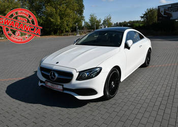 Mercedes E 400 E 400d Coupe 4Matic 340KM 2019r. SALON 62tkm Fv23 Panorama …