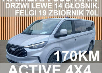 Ford Tourneo Custom 4x4 L2 Active Kamera 360st Drzwi lewe Felgi 19" Niska …