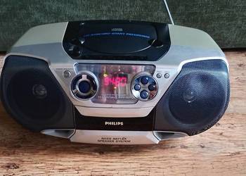 Boombox PHILIPS AZ1310 – Kultowe Radio / CD / Kaseta | Stan BDB!