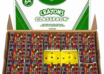 832 Kredki Woskowe CRAYOLA ZESTAW KLASOWY Opakowanie Zbiorcz