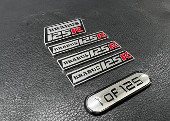 Smart 453 Brabus 125 R Zestaw Emblematow