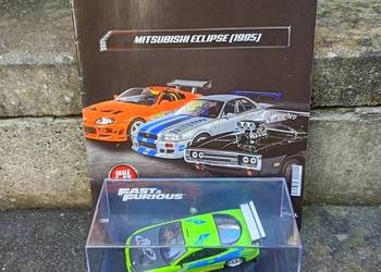 MITSUBISCHI ECLIPSE fast furious deagostini 1/43 szybcy i wściekli Brian