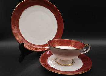 Zestaw śniadaniowy trio z porcelany, Tirschenreuth Bavaria Germany