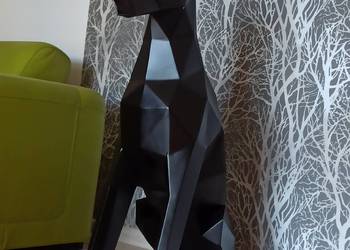 Doberman metal rzeźba stał figura pies