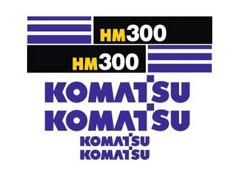 Naklejki oklejenie naklejka - KOMATSU HM300