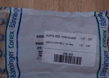 Mufa redukcyjna nyplowa 1/2" - 3/8" - Conex 9600-2 (25 szt.)