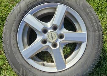 Felgi aluminiowe ENZO i opony FULDA  z czujnikami i nakrętkami oraz klucz