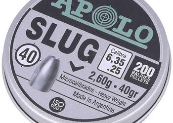 Śrut Apolo Slug 2,60 gr 6.35mm, 200szt