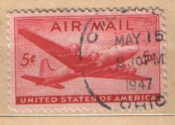 Zn. USA Pocz. Lot. Sc C 32 kas 1946
