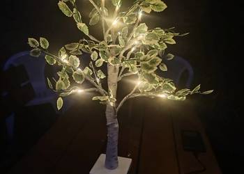 Lampka Nocna USB drzewo Brzoza LED