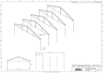 Konstrukcja stalowa 136m2 hala/magazyn 8,5x16m