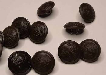 guziki do munduru wojskowego 12szt. średnica 1,5cm guziki do munduru wojskowego 12szt. średnica 1,5cm