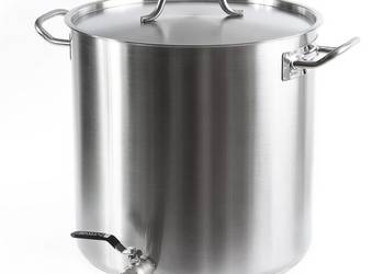 Garnek 50L do zacierania piwa z kranem zawór 3/4