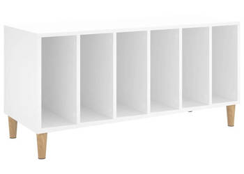 Szafka na płyty biała 100x38x48 cm materiał drewnopochodny WM-831973