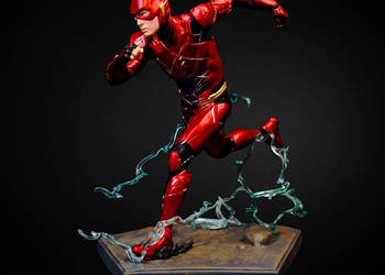 Figurka Statyczna Flash | Żywica | 20 cm | Detective Comics