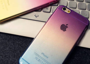 Kolorowe gradient case/etui tęcza iPhone