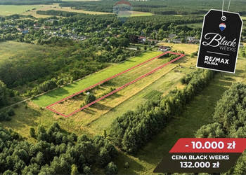 Na sprzedaż działka rolna 7900 m2, pod lasem