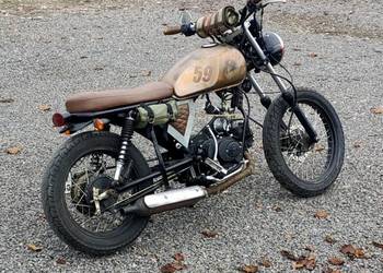 Cafe racer custom  moretti 130 cc