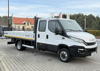 Iveco Daily 50C18 V Brygadówka Doka 7 osób (Kat.B) Skrzynia Platforma (35C…