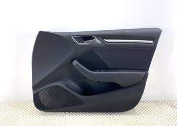 BOCZEK DRZWI PRAWY PRZÓD AUDI A3 8V 8V5867106 Sedan/Limuzyna TAPICERKA