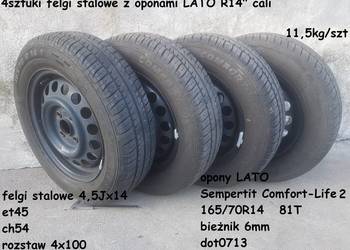 Koła SUZUKI IGNIS fh mh R+ G3X justy felgi stalowa r14 opony