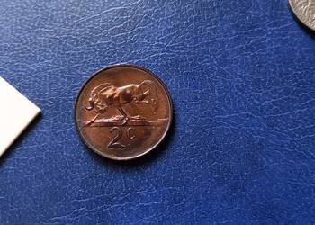 Stare monety 2 cent 1967 Afryka Południowa