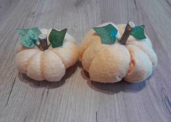 Zestaw 2 dynie ozdobne na jesień