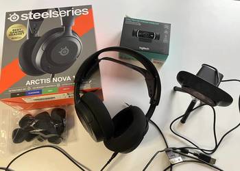 Słuchawki SteelSeries Arctis Nova 1 + Kamera Logitech C922 Pro