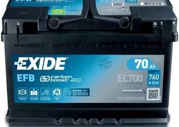 Akumulator 70Ah 760A Exide EFB START&STOP