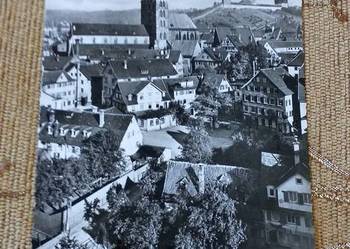 ESSLINGEN AM NECKAR - WIDOK NA KOŚCIÓŁ I ZAMEK