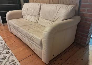 Sofa skórzana rozkładana