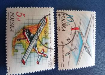 Znaczki lotnictwo z 1986 r