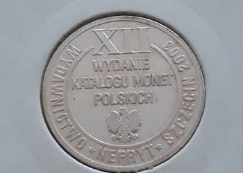 Żeton Mennica Polska S.A. XII wydanie katalogu Nefryt 2003r