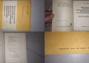 1 wydanie, niski nakład 10 tys., WKiTR 1986 – Obliczanie efektów ekonomiczn