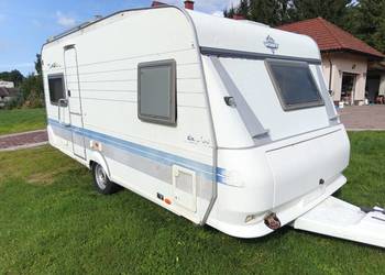 przyczepa kempingowa hobby 460 z klimatyzacją dachową dometic b1500s