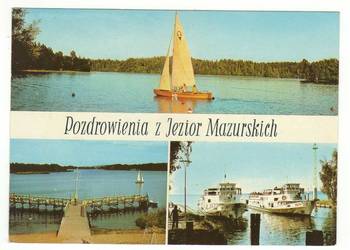 POJEZIERZE MAZURSKIE JEZIORO NIDZKIE KISAJNO NIEGOCIN